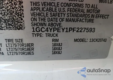 2023 Chevrolet Silverado K2500 Heavy Duty Ltz z USA, uszkodzony, nr VIN 1GC4YPEY1PF227593